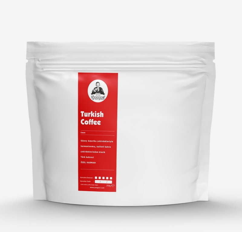 Koyu Kavrulmuş Tiryaki Türk Kahvesi